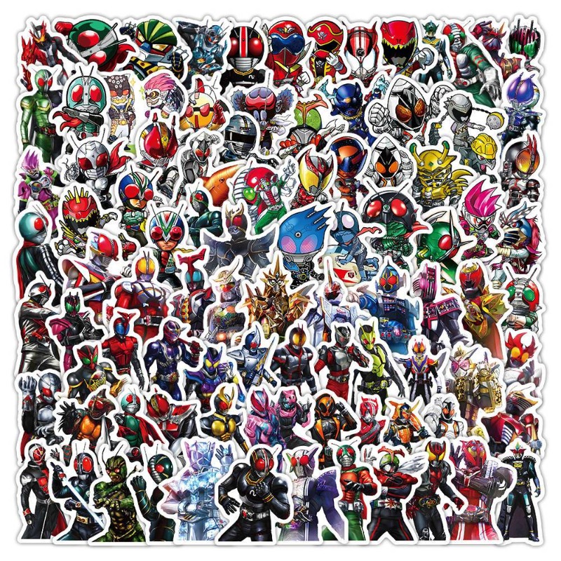 Tablet Cute Accessories - 103 Pezzi Adesivi Estetici Kamen Rider,